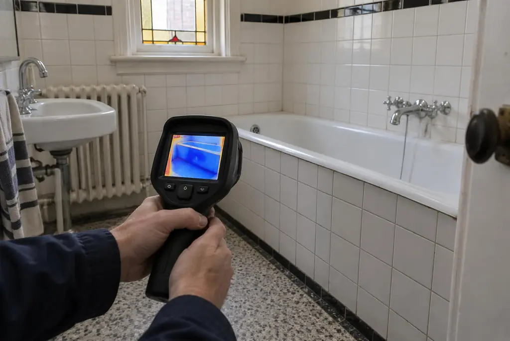 Lekdetectie Breda – onderzoek in een badkamer van een oudere woning